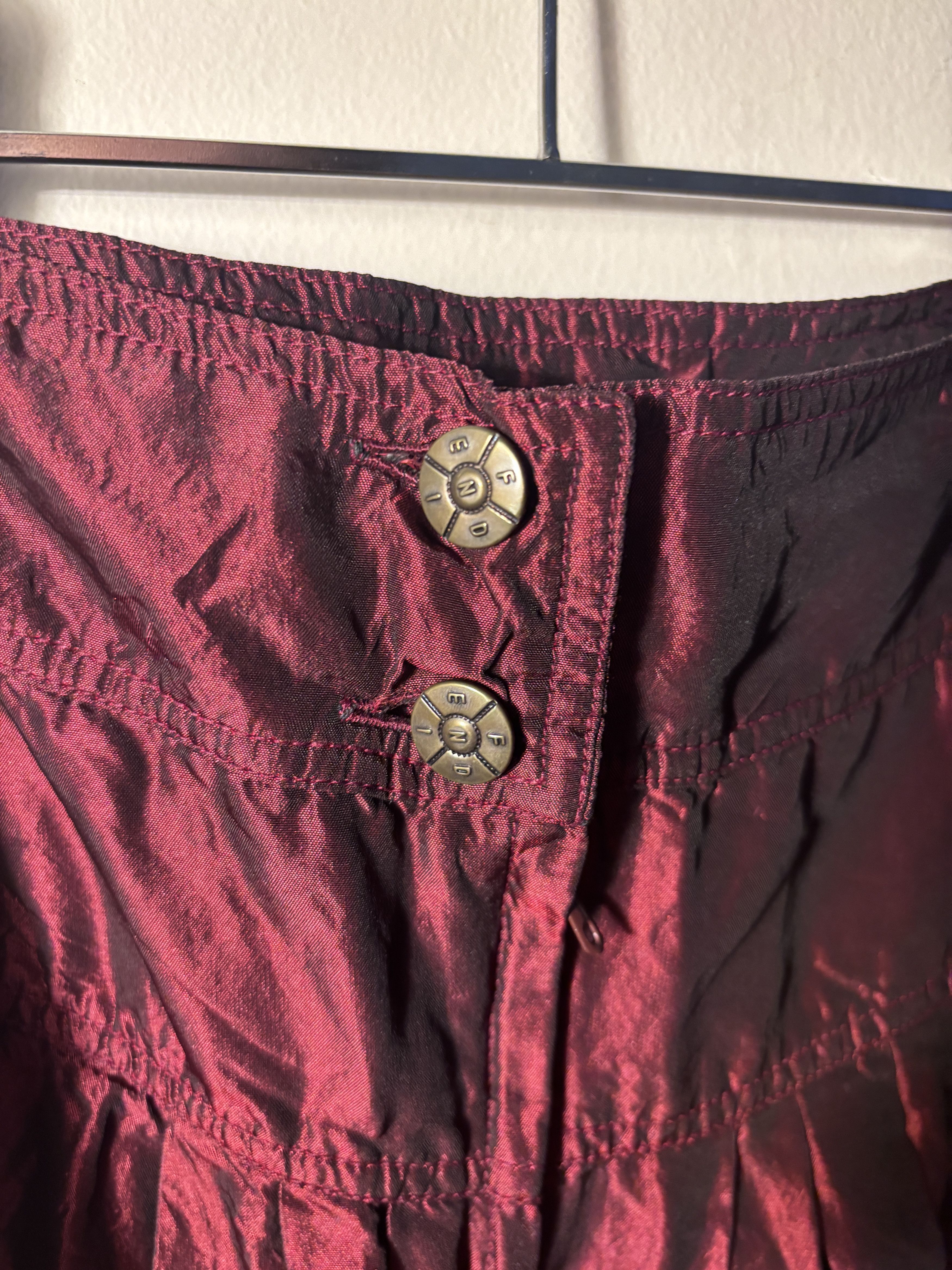 Fendi Fendi Red Vintage Skirt Size 30" / US 8 / IT 44 - 3 Thumbnail