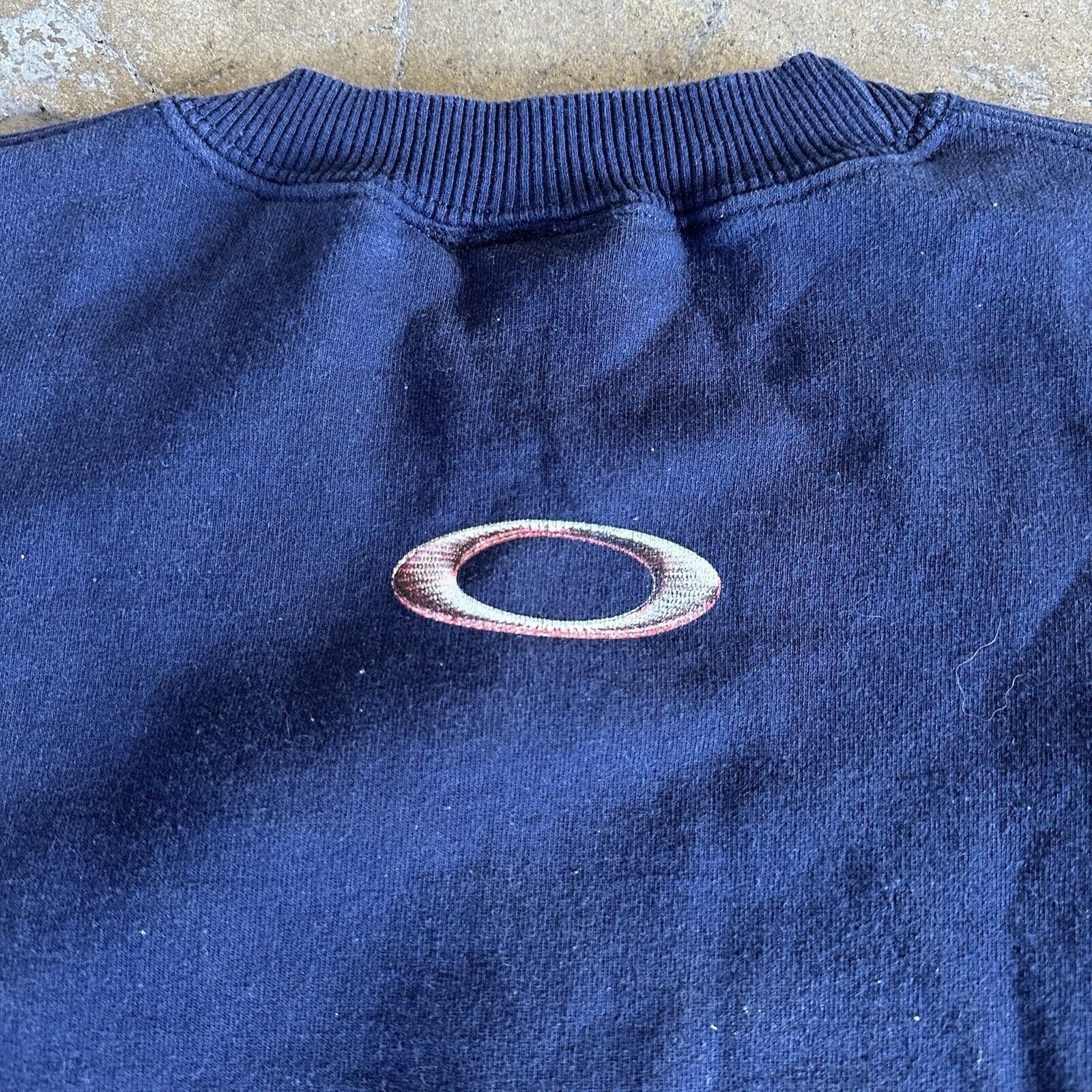 Oakley × Vintage Vintage Oakley Software Skull Navy Blue Sweatshirt Gorpcore Size US M / EU 48-50 / 2 - 4 Thumbnail
