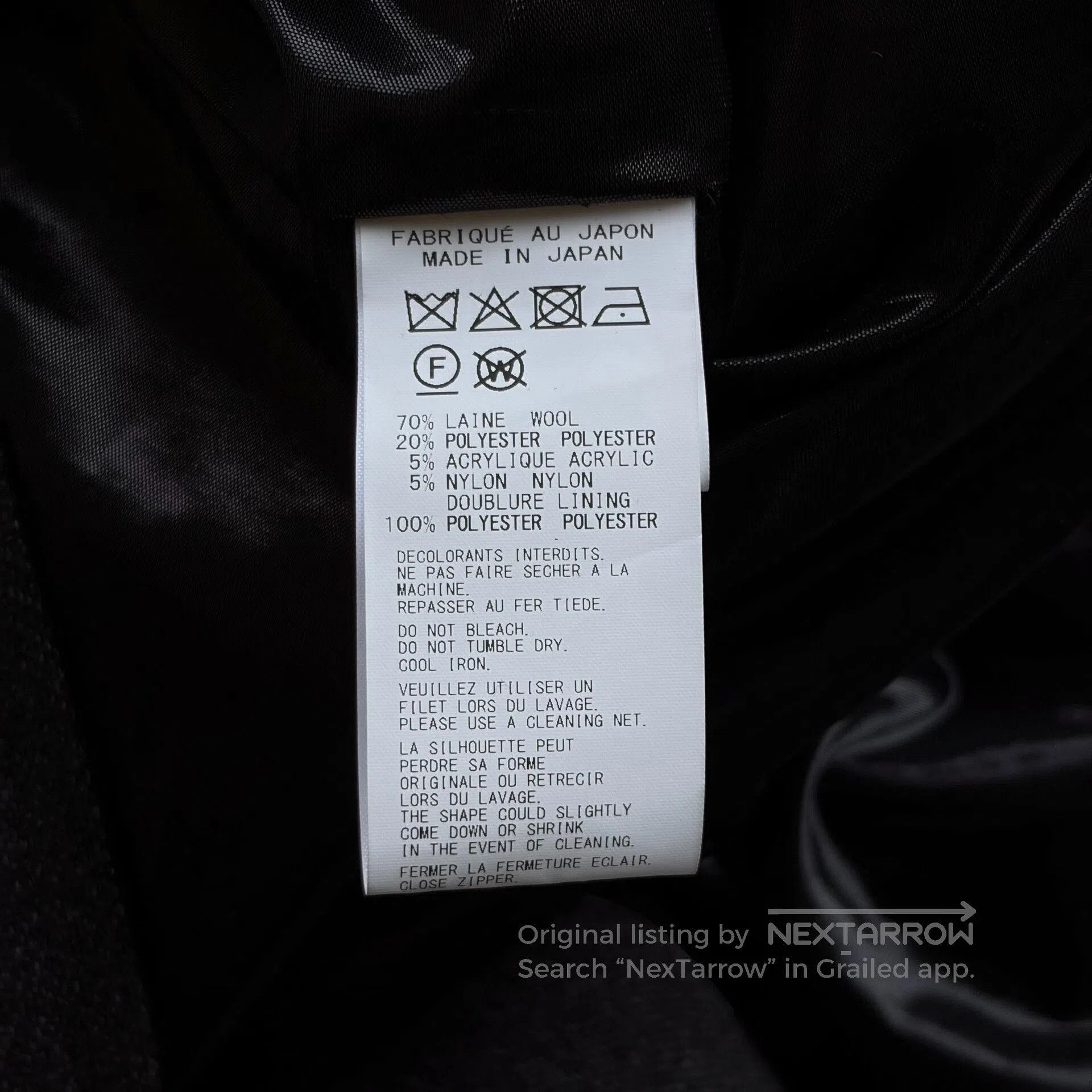 Yohji Yamamoto Yohji Yamamoto Black Zip Shirt Jacket. Size US M / EU 48-50 / 2 - 7 Thumbnail