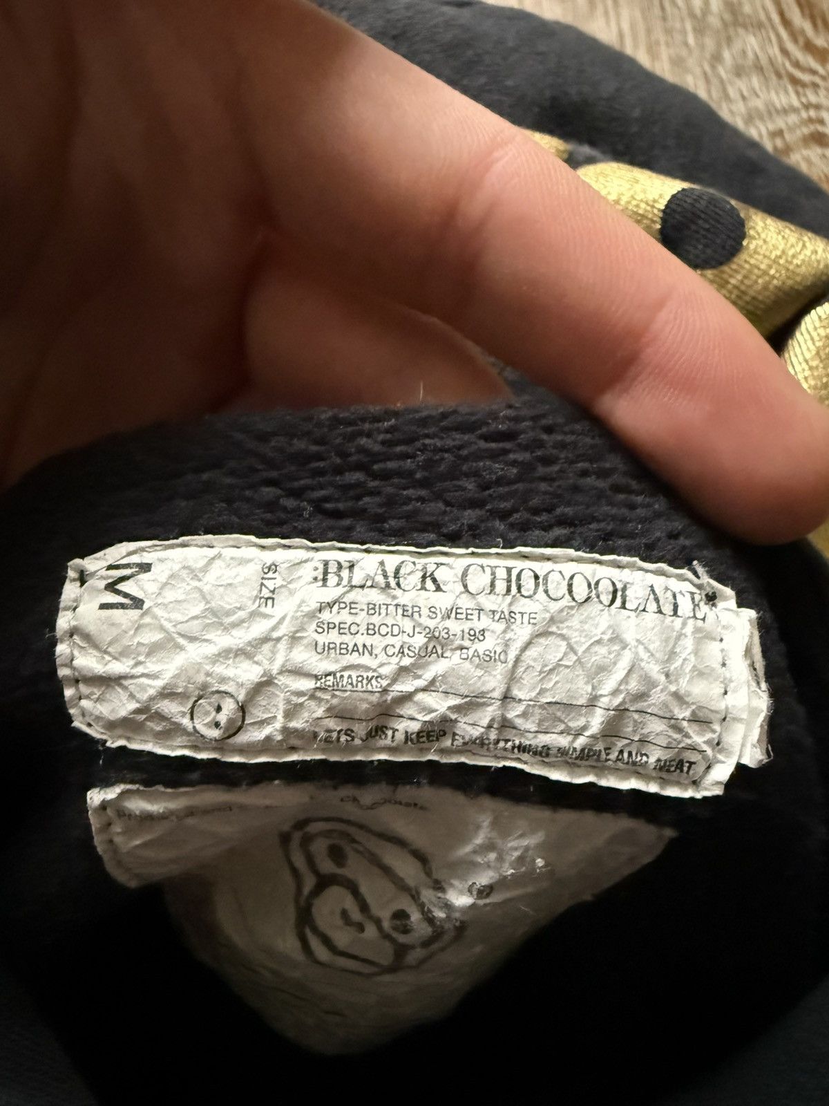 Bape Vintage Baby Milo x Black Chocoolate Gold Graphic Hoodie Size M / US 6-8 / IT 42-44 - 4 Thumbnail