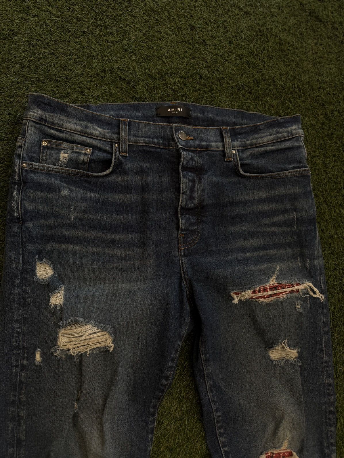Amiri Amiri MX1 Red Bandanna Patch Size 40 🧼 Size US 40 / EU 56 - 10 Thumbnail