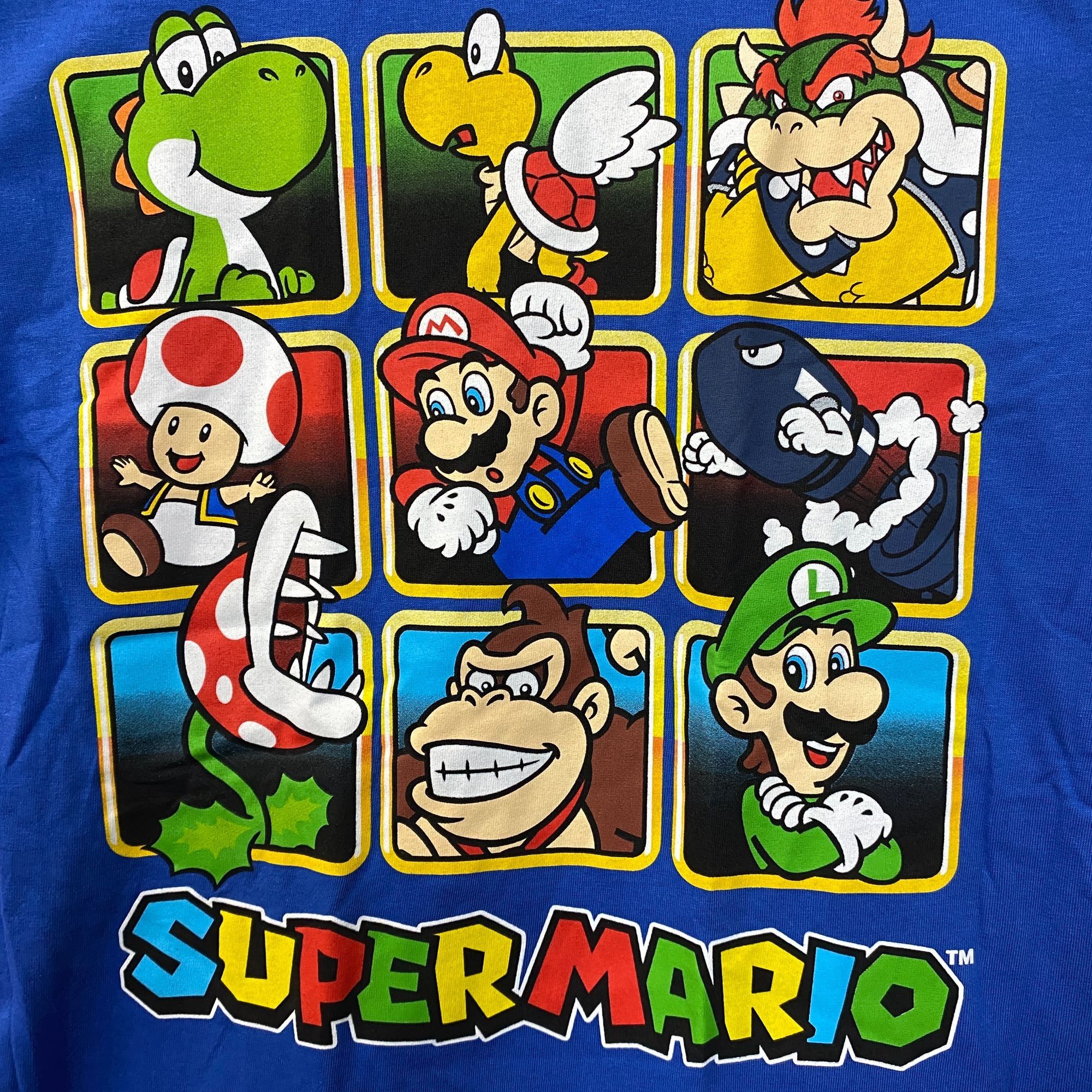 Nintendo Super Mario Characters Golden Box Graphic T-Shirt Small Size US S / EU 44-46 / 1 - 2 Thumbnail