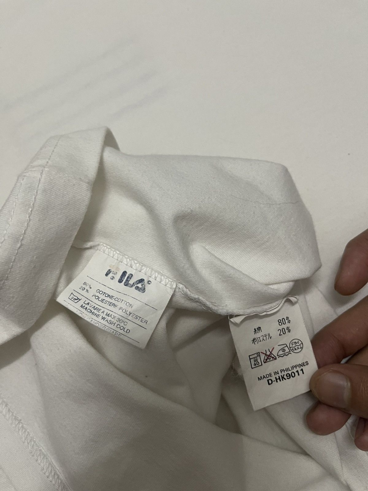 Fila Vintage FILA Italia Embroidered Centre Logo Tee Size US L / EU 52-54 / 3 - 5 Thumbnail