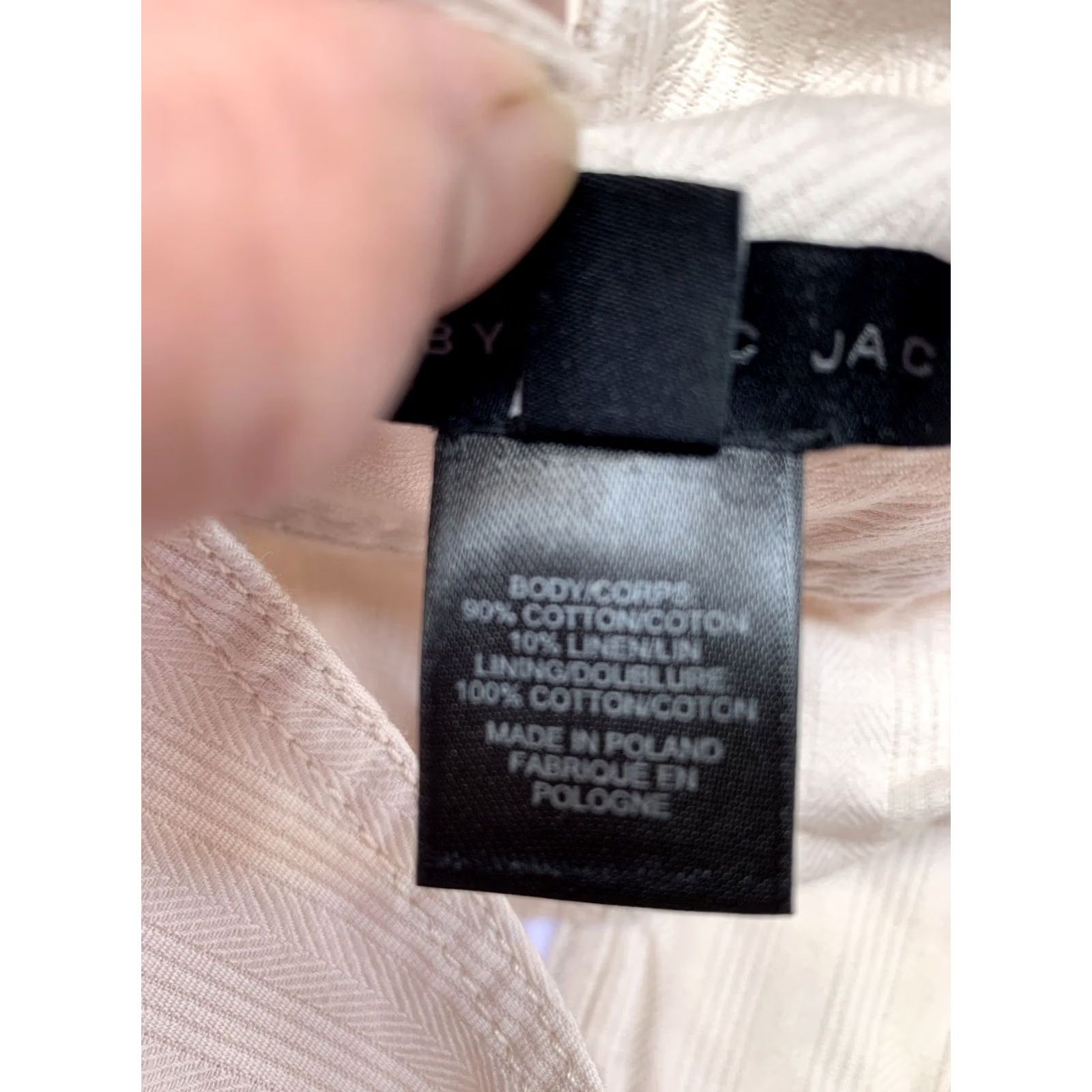 Marc by Marc Jacobs Marc by Jacobs Shorts Womens 12 Tusk Rose Pleated Linen Blend Casual Walking Size New Size 34" / US 12 / IT 48 - 6 Thumbnail