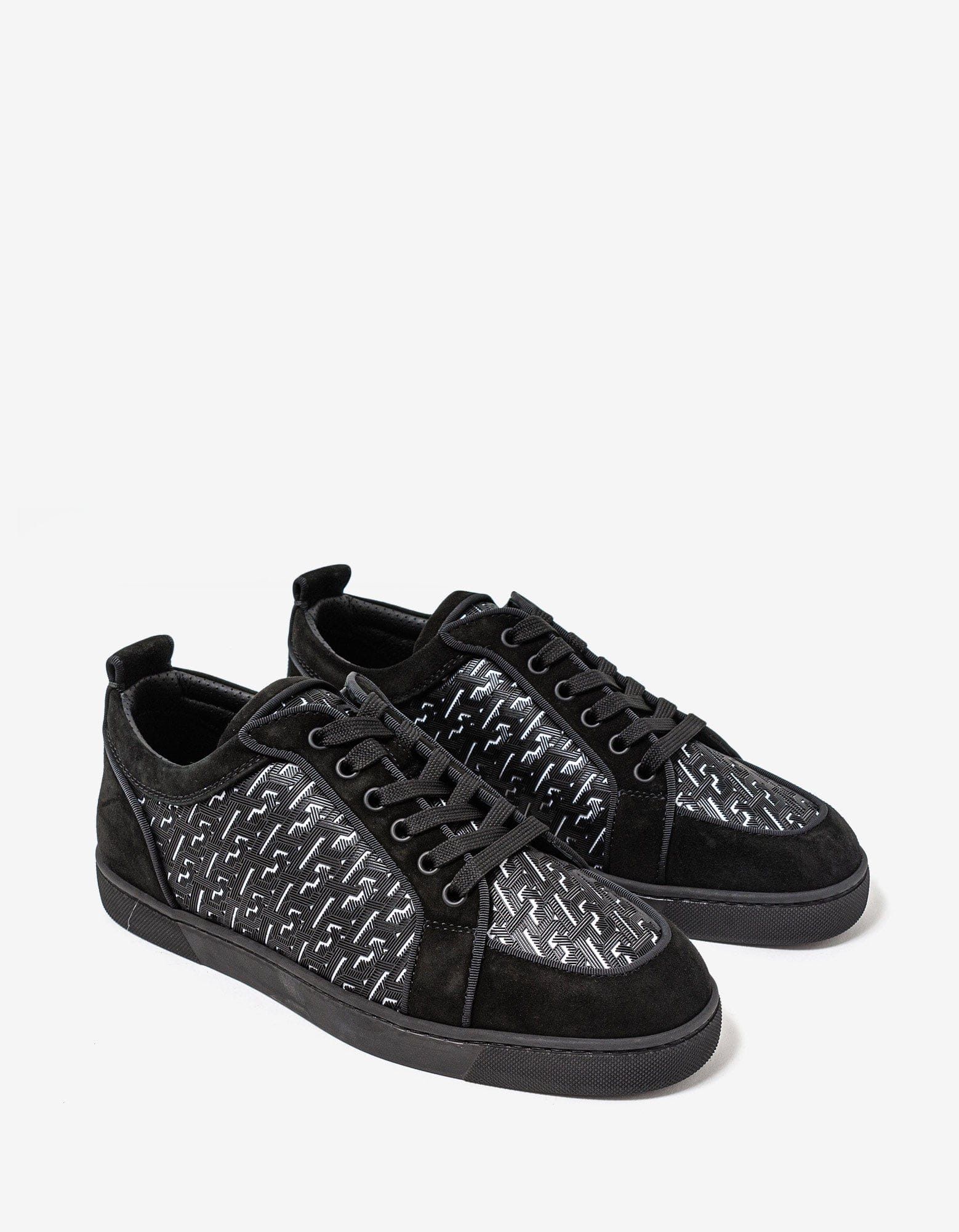 image of Christian Louboutin Rantulow Black Techno Cl Trainers Shoes, Men's (Size 9)