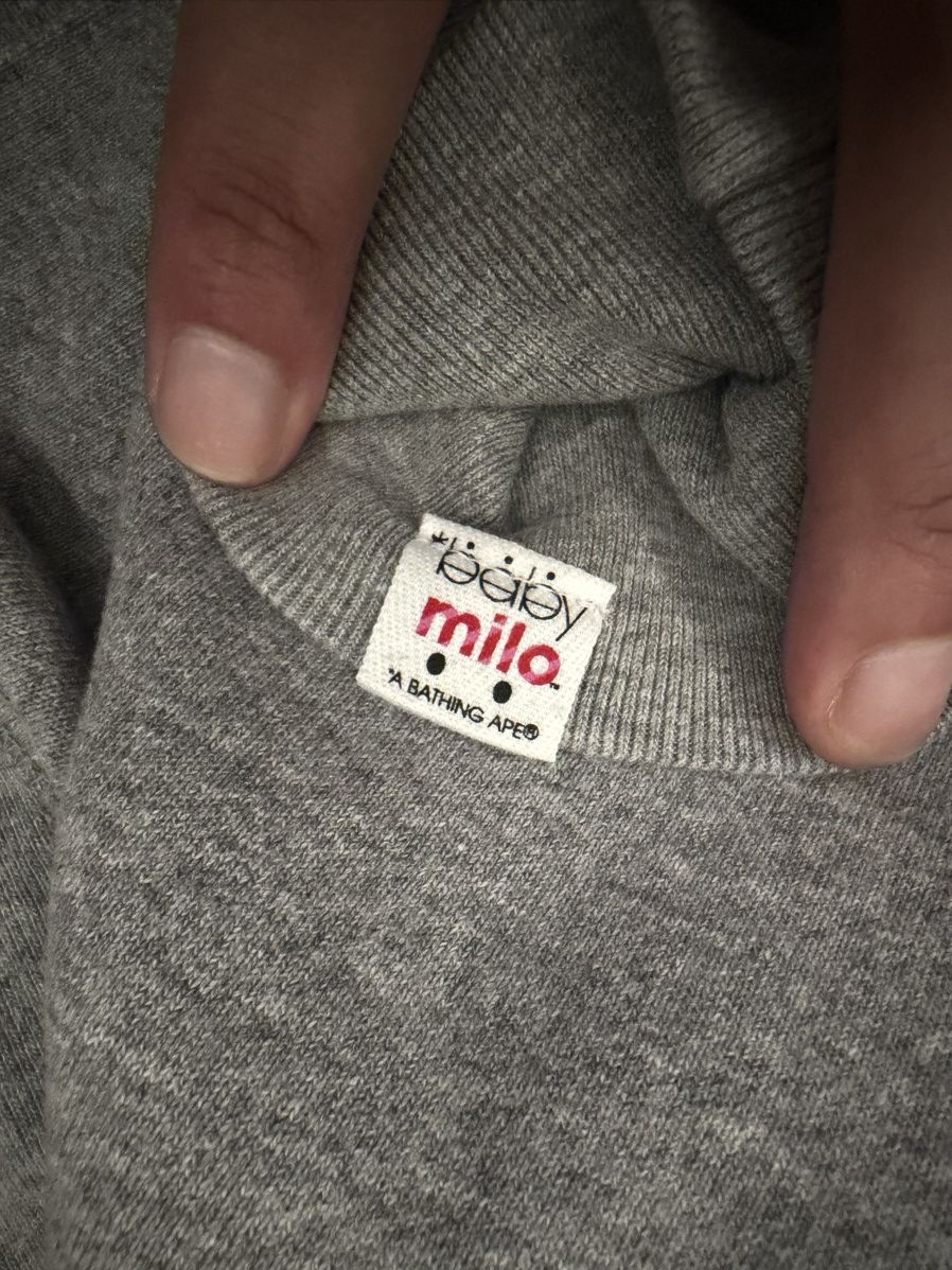 Bape × Kaws Bape x Kaws Baby Milo BapeSta Sweatshirts Gray Size S / US 4 / IT 40 - 7 Thumbnail