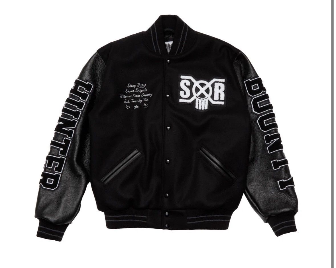 Bounty Hunter Bounty Hunter x Stray Rats Varsity Jacket NEW Large Size US L / EU 52-54 / 3 - 13 Thumbnail