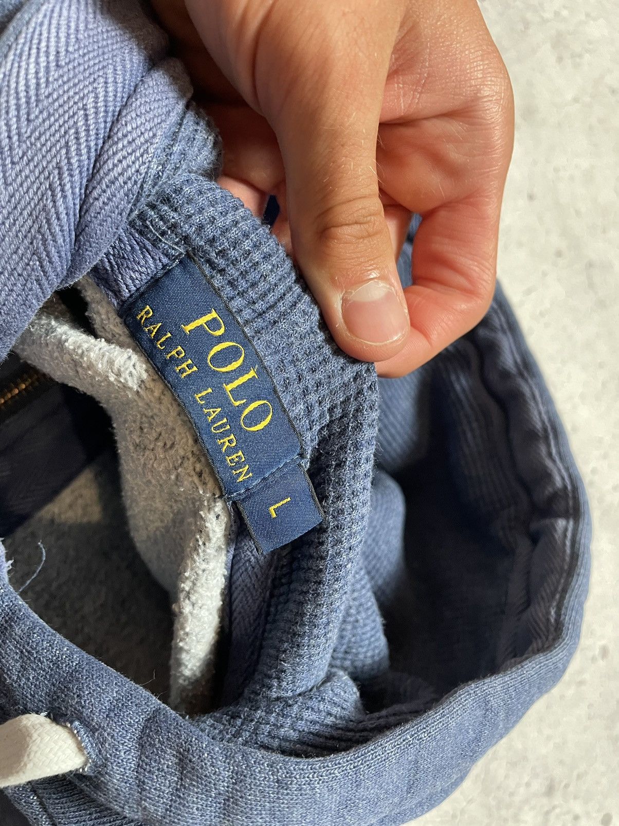 Polo Ralph Lauren Vintage Blue Zip Up Hoodie Polo Ralph Lauren PRL Y2K Hype Size US L / EU 52-54 / 3 - 7 Thumbnail