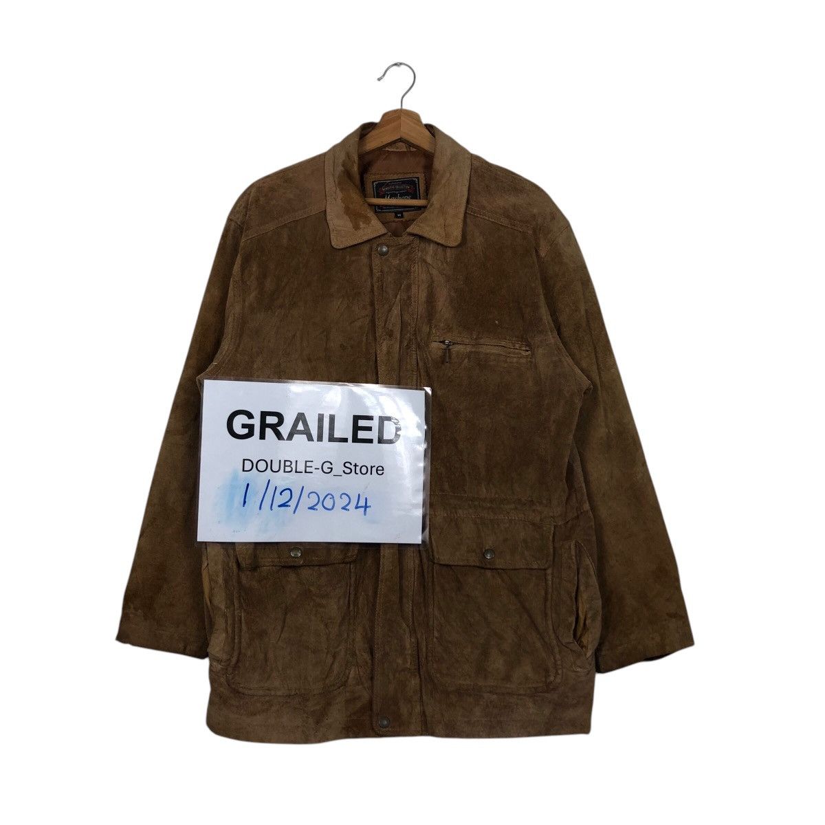 Japanese Brand 📌Vintage Chore Worker Leather Jacket Machope Issey Miyake Size US M / EU 48-50 / 2 - 1 Thumbnail