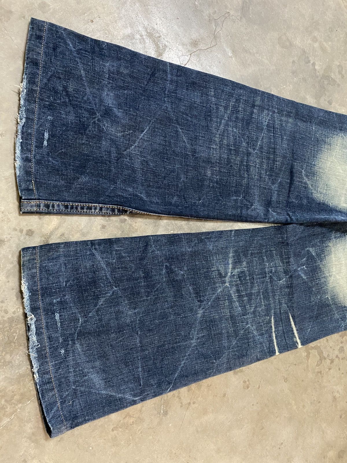 Flare Jeans Japanese Riobera Mud Rusty Denim @216