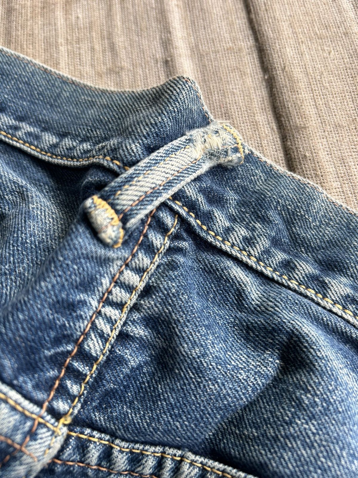 Evisu Vintage Evisu Yamane Selvedge distressed denim jeans Size US 30 / EU 46 - 21 Thumbnail