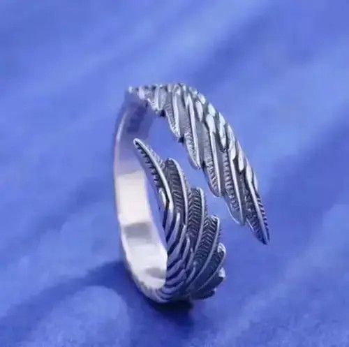Jewelry × Vintage Streetwear Vintage Angel Wings Ring Size ONE SIZE - 4 Thumbnail