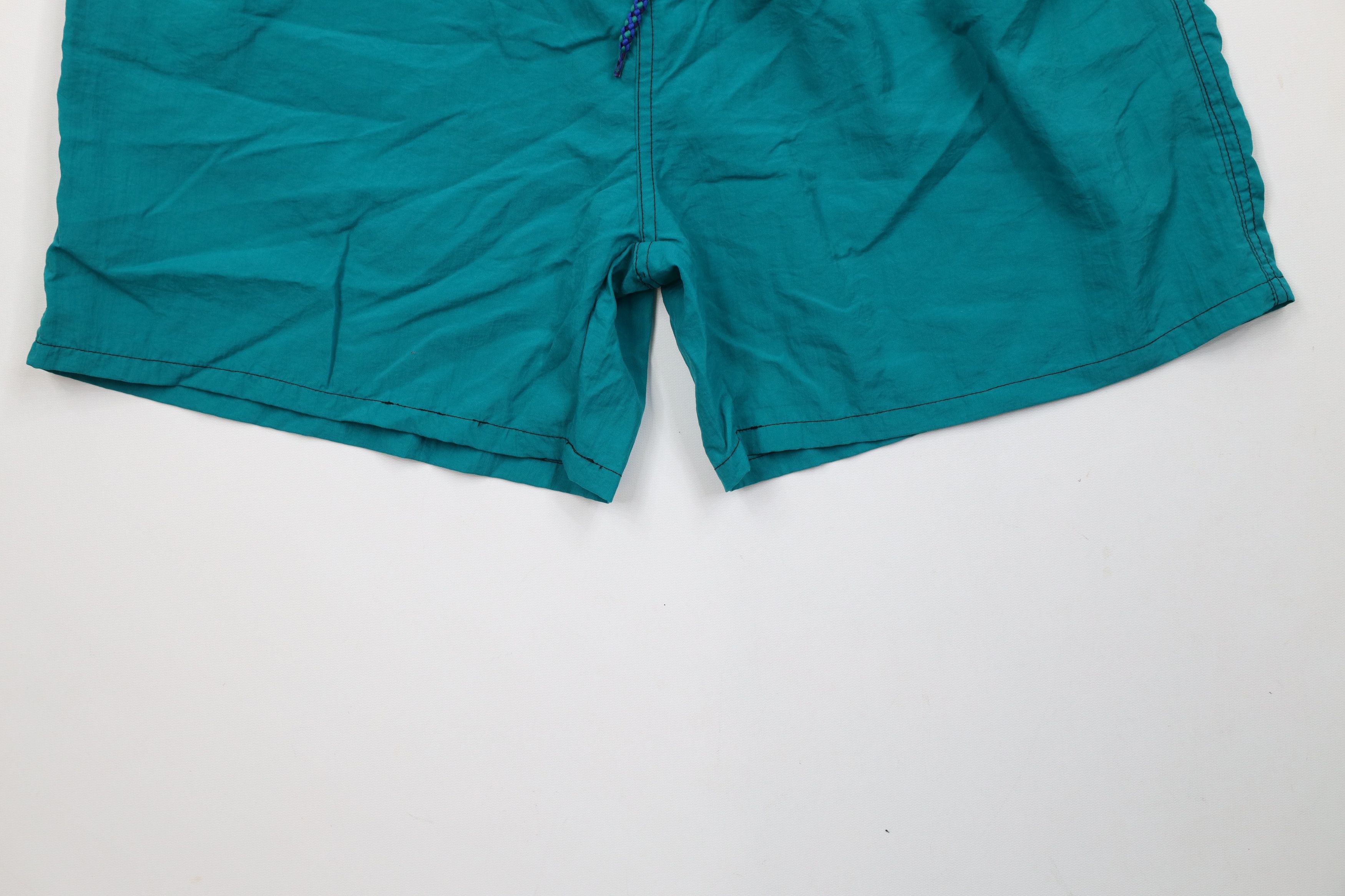 Vintage Vintage 90s Streetwear Lined Above Knee Shorts Swim Trunks Size US 34 / EU 50 - 4 Thumbnail
