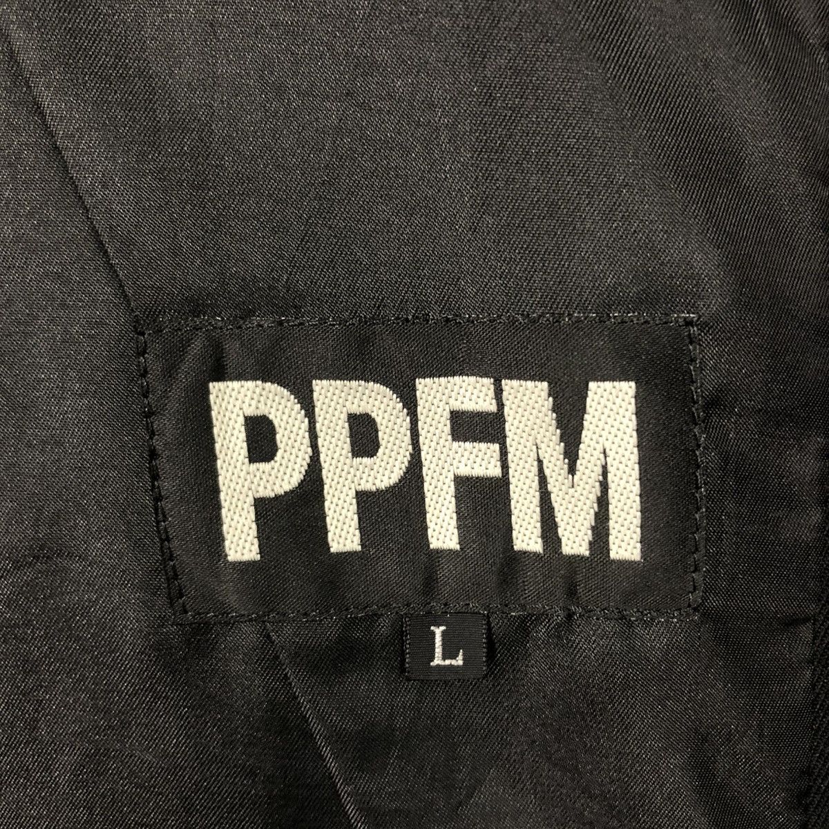 Japanese Brand 🔥ICONIC RICH BLACK CROPPED BIKER JACKET PPFM BONDAGE DESIGN Size US L / EU 52-54 / 3 - 19 Thumbnail