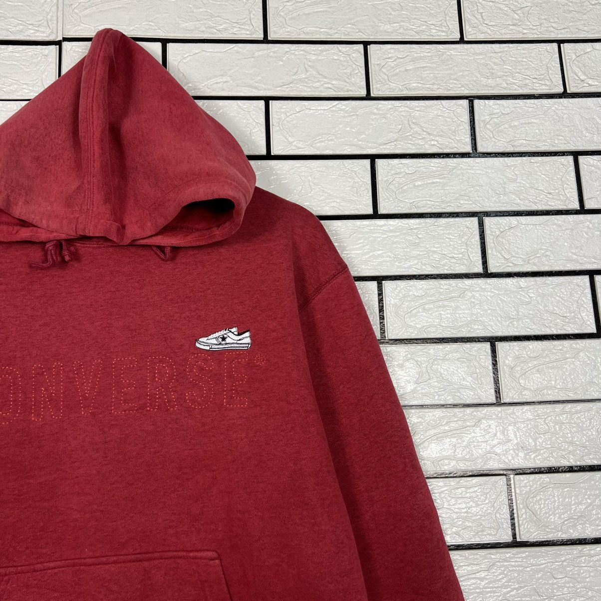 Converse CONVERSE Stitches Big Logo Pullover Hoodies #4233-C193 Size US S / EU 44-46 / 1 - 4 Thumbnail