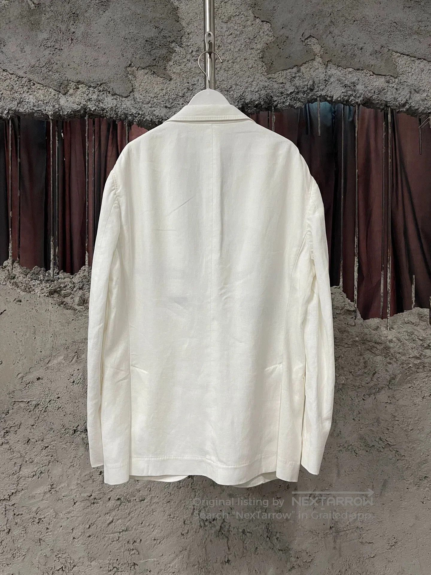 Brunello Cucinelli White Single. Size US M / EU 48-50 / 2 - 2 Thumbnail