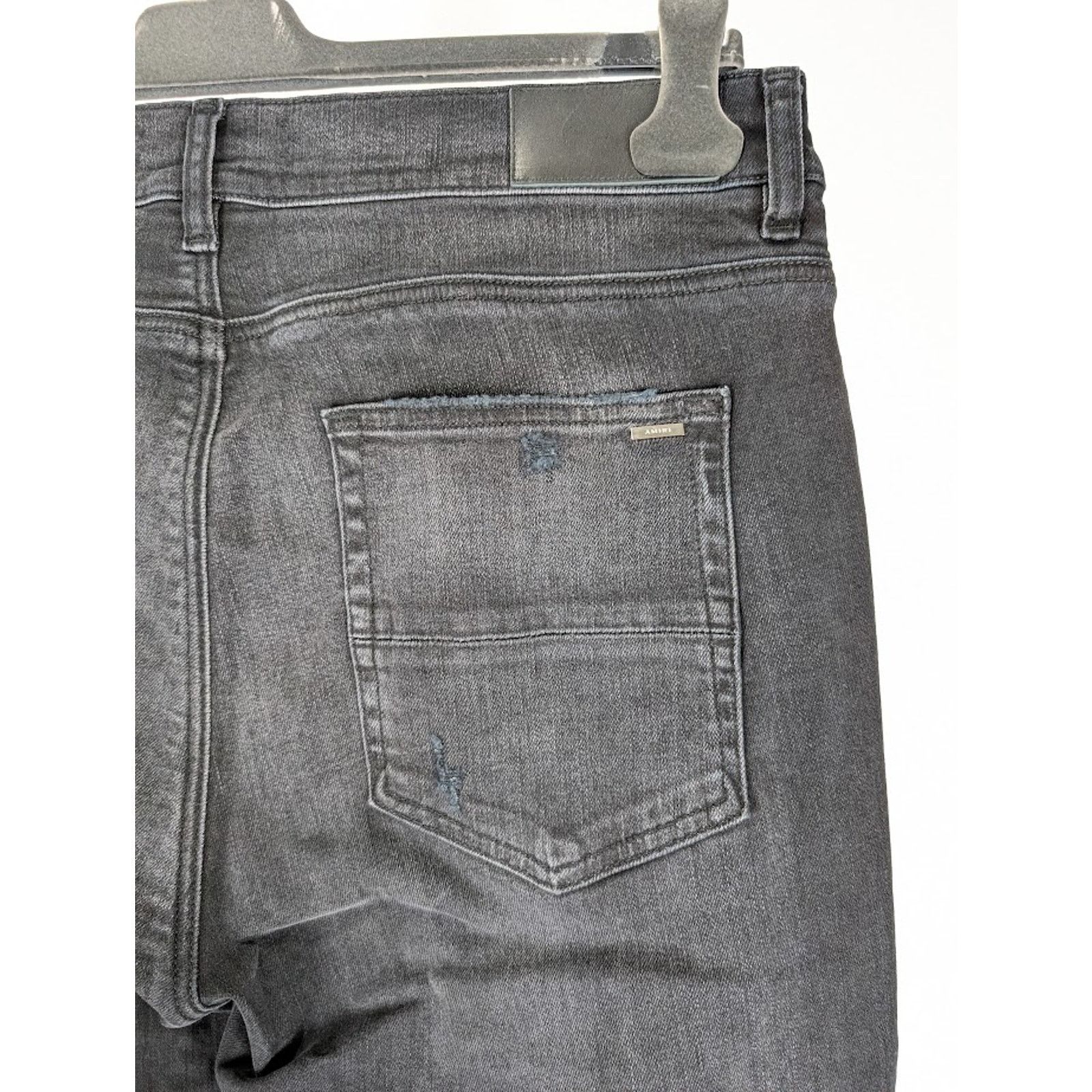 Amiri o1rshd1 Boucle MX1 Jeans in Aged Black Size US 38 / EU 54 - 17 Thumbnail