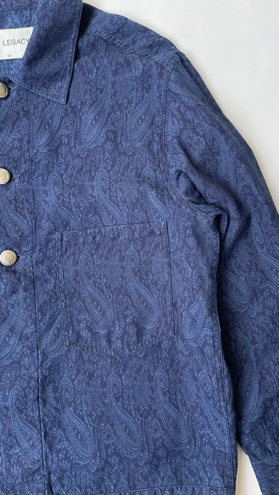 Our Legacy ‘Indigo Paisley’ Denim Jacket Size US M / EU 48-50 / 2 - 6 Thumbnail