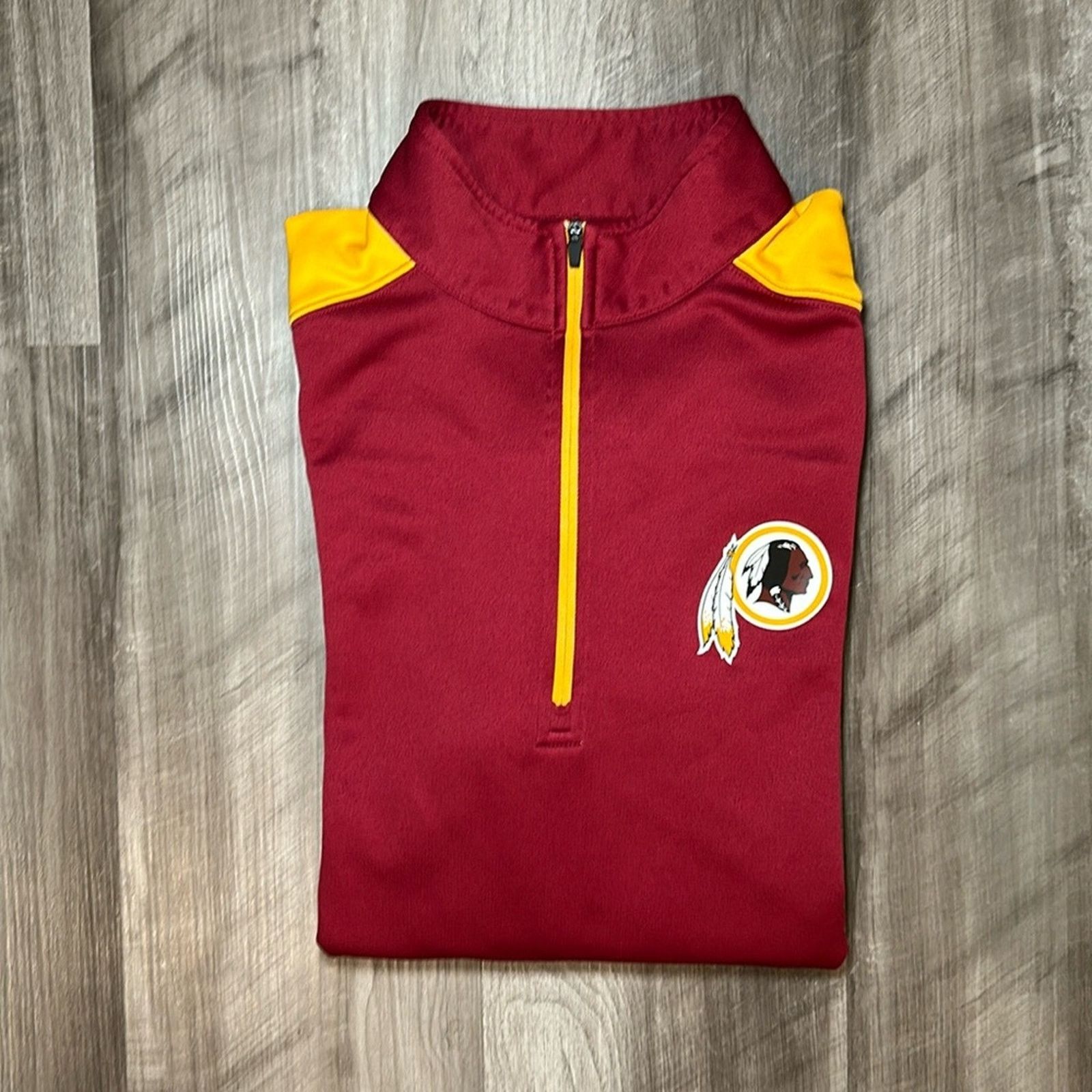NFL Washington Redskins NFL Apparel Zip Mock Pullover - Small Size US S / EU 44-46 / 1 - 1 Thumbnail