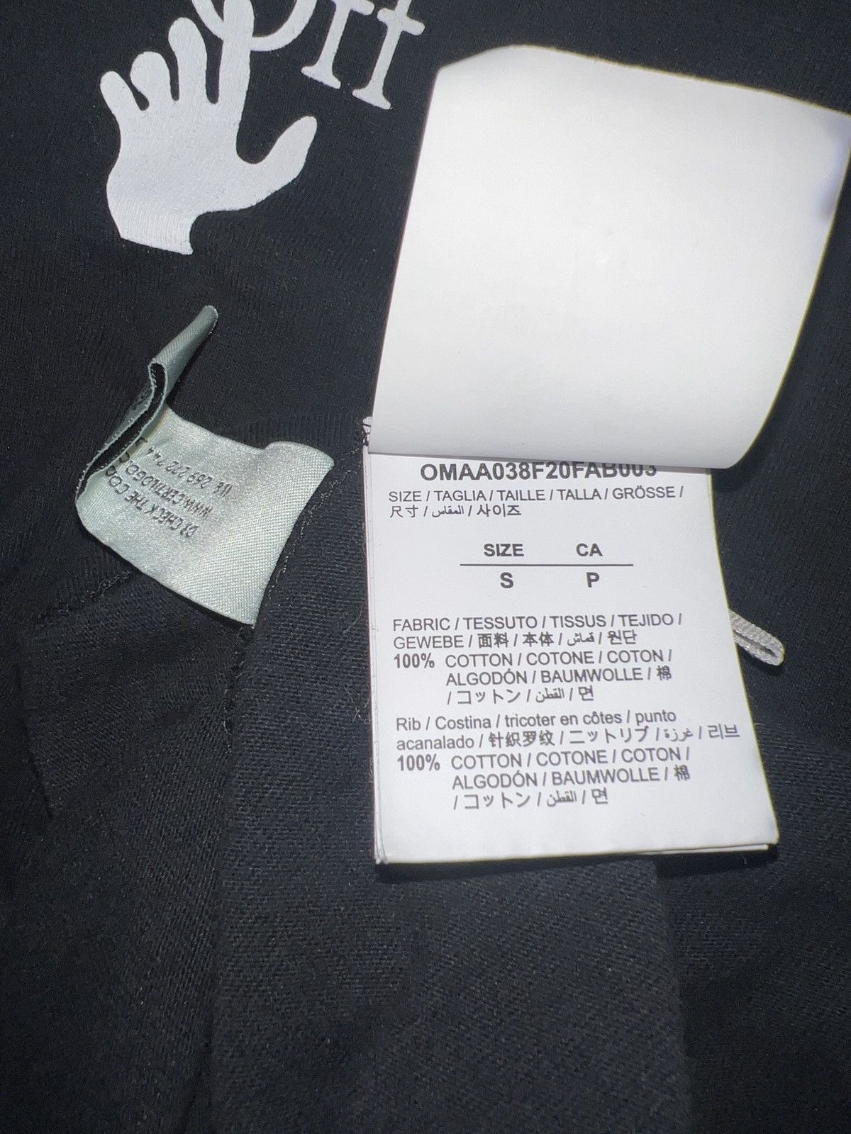 Off-White Off-White ‘WET FLOOR SIGN/CAUTION’ Tee Size US S / EU 44-46 / 1 - 3 Thumbnail