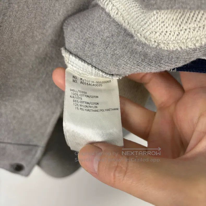 Thom Browne Thom Browne Gray Four Stripe Sweatshirt Size US S / EU 44-46 / 1 - 4 Thumbnail