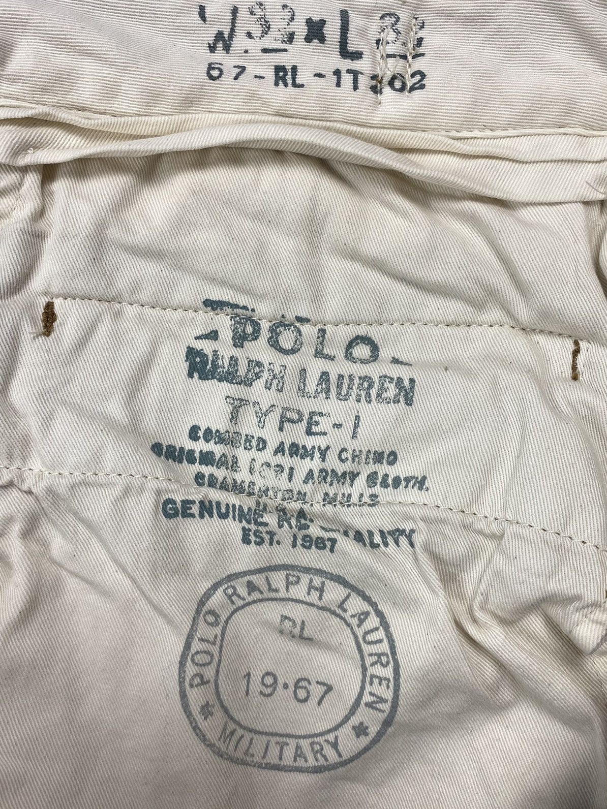 Polo Ralph Lauren 2000’s Vintage Distressed Polo Ralph Lauren Officer Chino Size US 32 / EU 48 - 17 Thumbnail