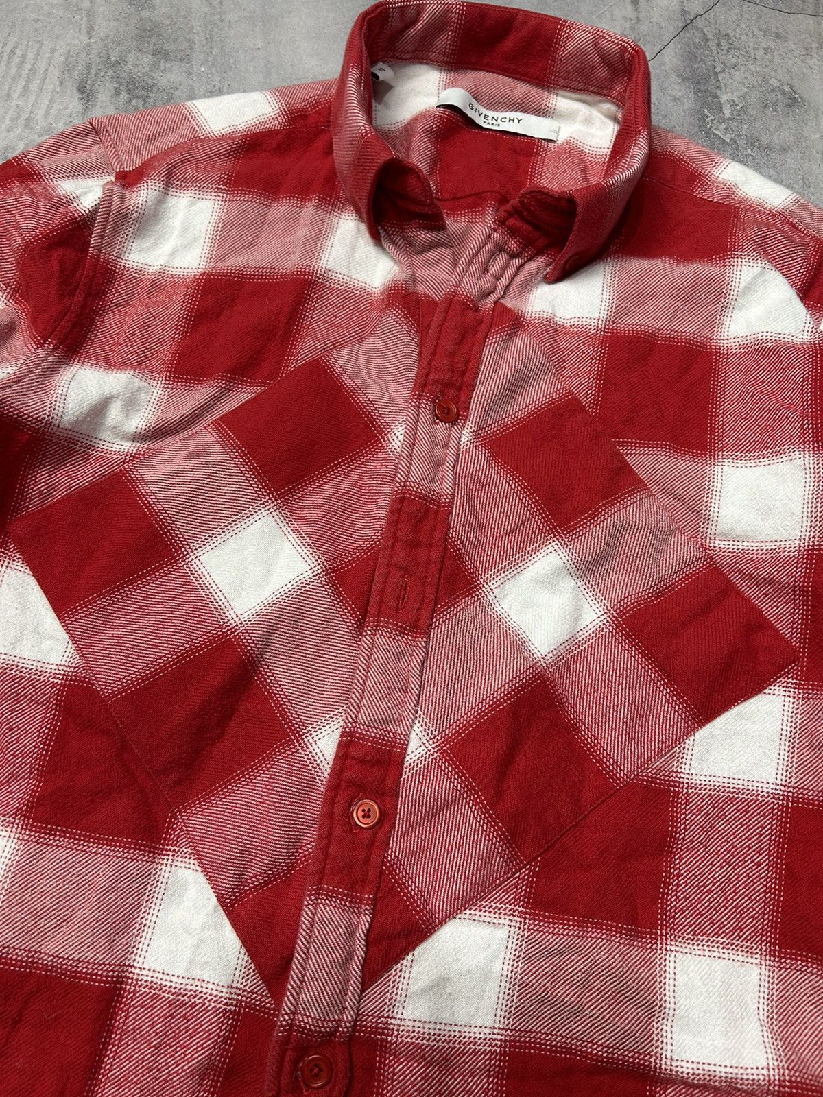 Givenchy Givenchy Patchwork Flannel Shirt Size US M / EU 48-50 / 2 - 4 Thumbnail