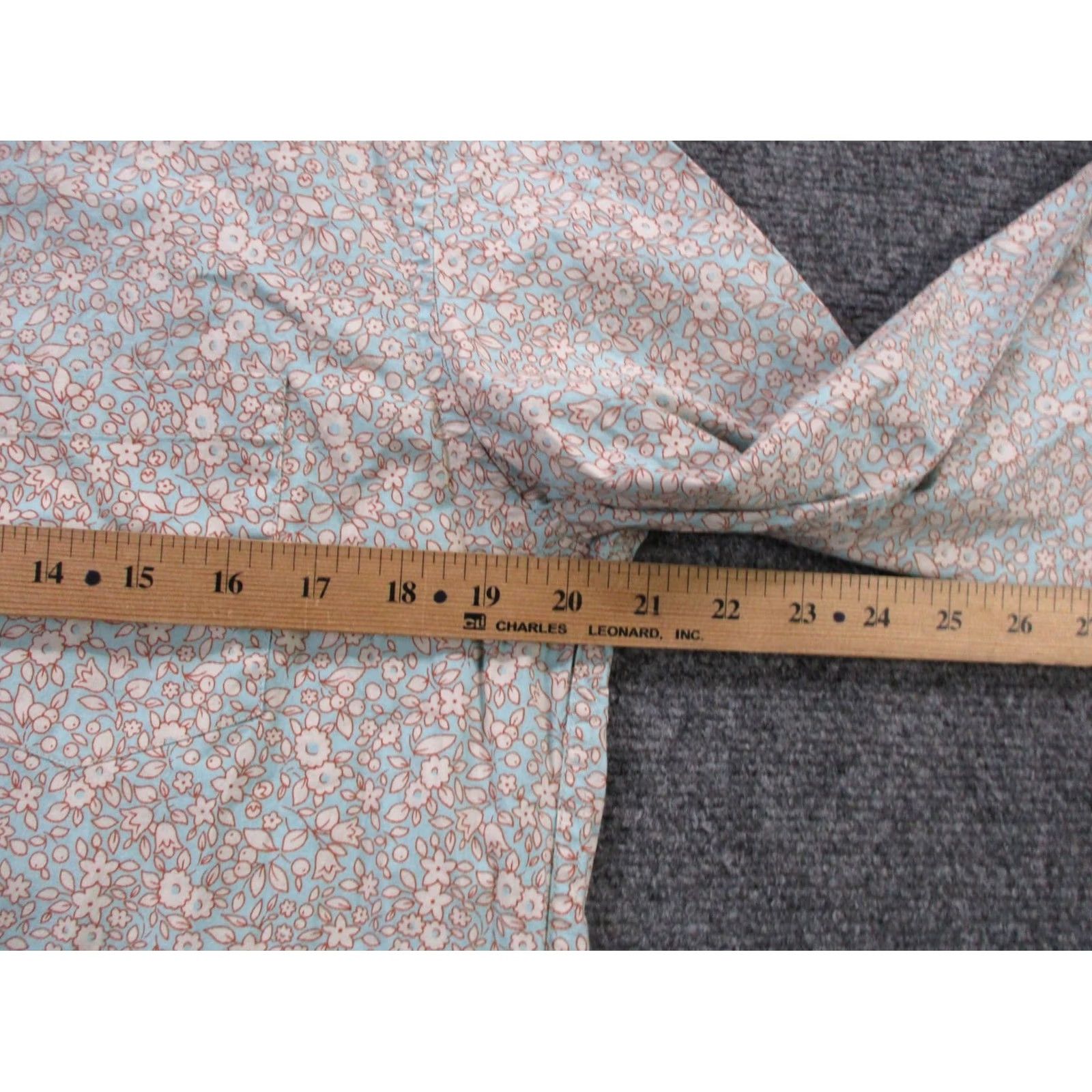 J.Crew J.CREW Shirt Mens M Floral Button-Down Knit Casual Multicolor Cotton Spandex Long Sleeve Size US M / EU 48-50 / 2 - 5 Thumbnail