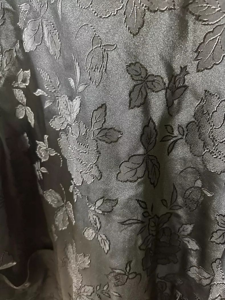 Comme Des Garcons Dress with round front and embroidered j