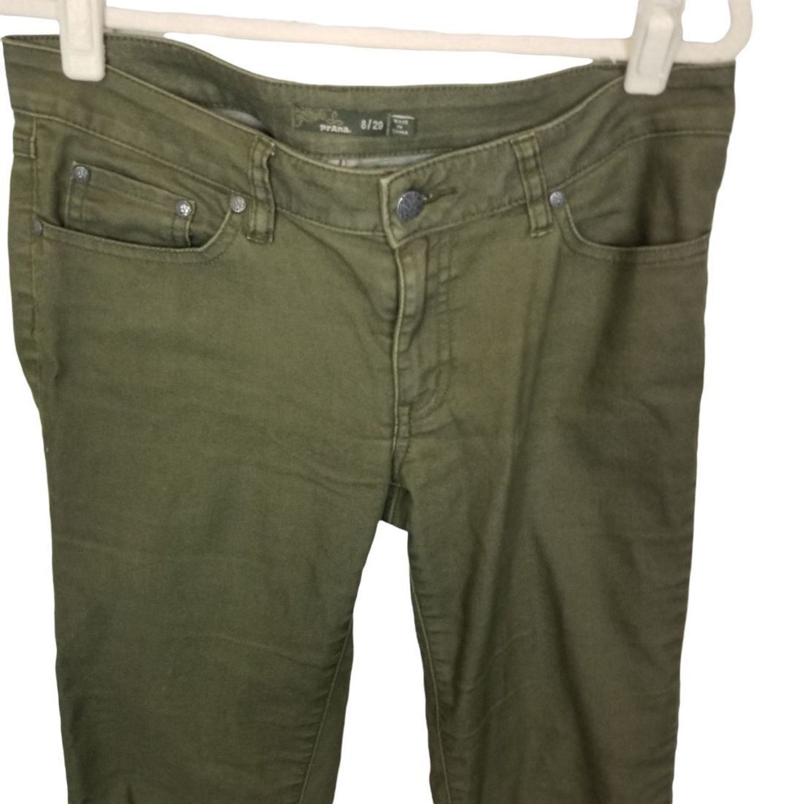 Prana Prana Womens Olive Green Skinny Jeans Size 8/29 Gorpcore Size 30" / US 8 / IT 44 - 3 Thumbnail