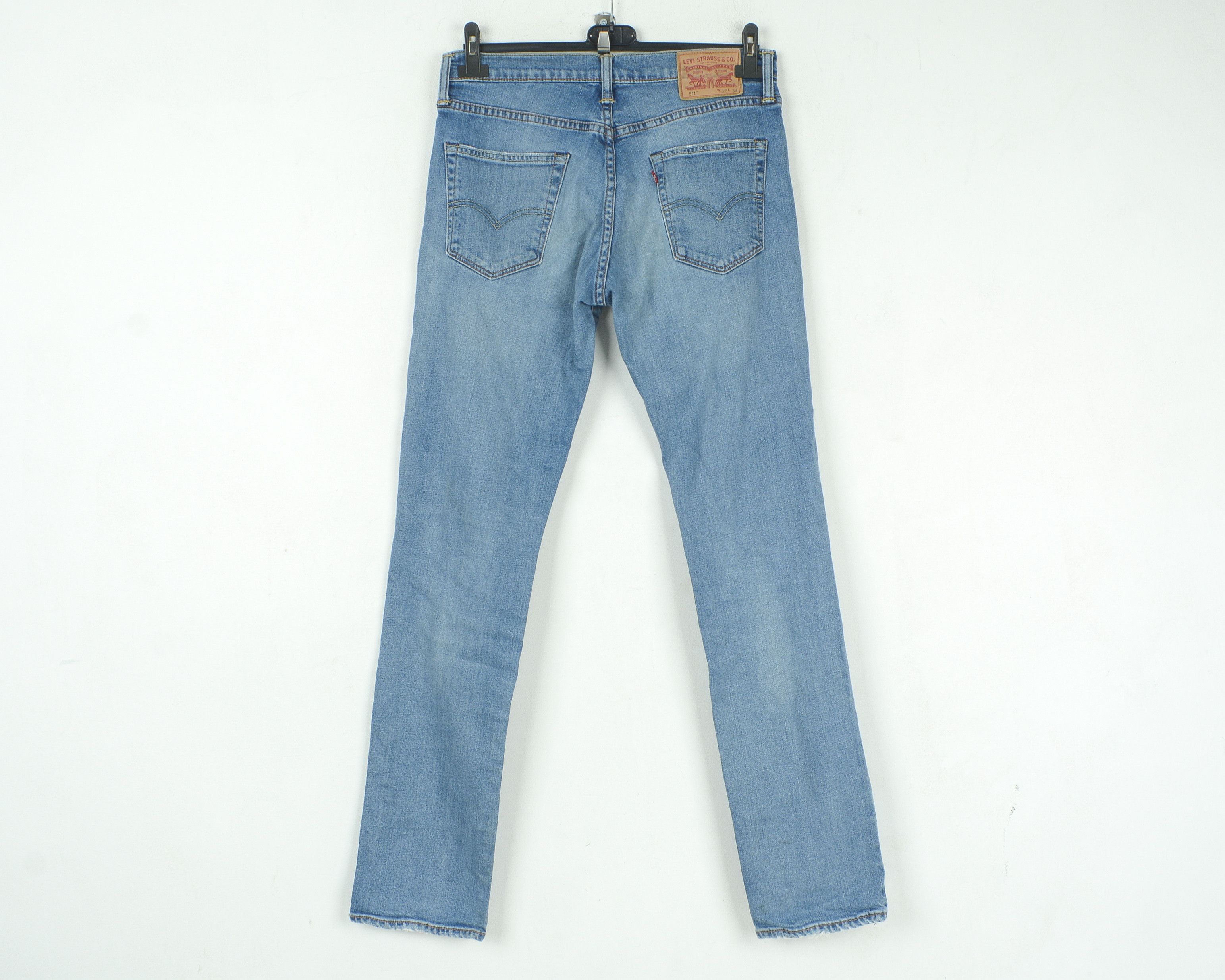 Levi's 511 Men W32 L34 Slim Fit Straight Jeans Denim Pants Trousers Size US 32 / EU 48 - 7 Thumbnail