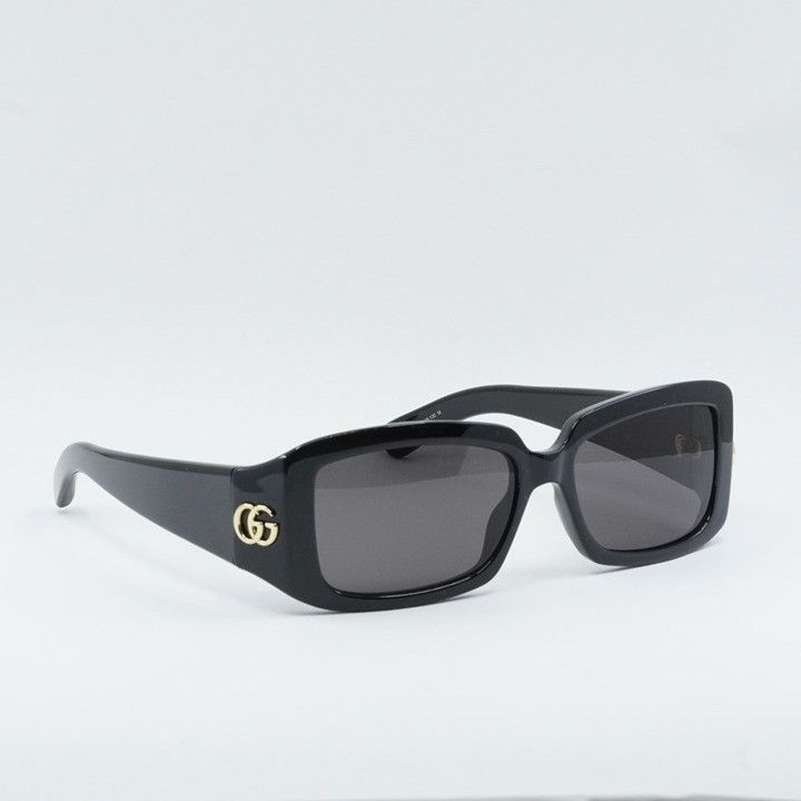Gucci Gucci GG1403S 001 Women Sunglasses Black Rectangle Frame Size ONE SIZE - 10 Thumbnail