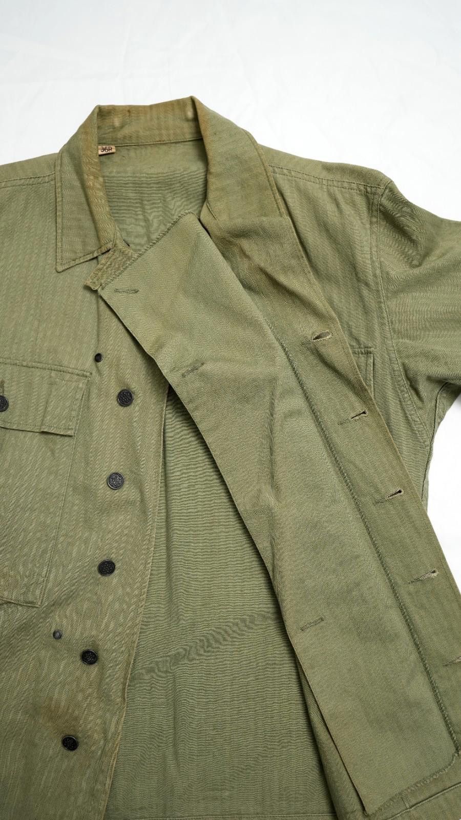 Other WWII US Army HBT Field Work Jacket - Small Size ONE SIZE - 3 Thumbnail