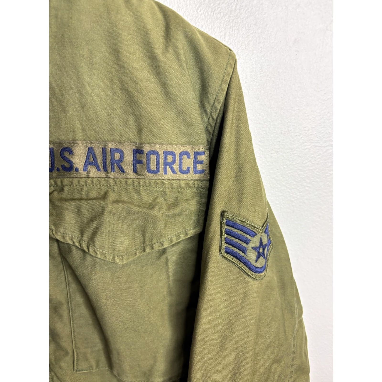 Alpha Industries VINTAGE Alpha Industries Coat Mens XS Green M65 Field U.S. Air Force Patches 70s Size US XS / EU 42 / 0 - 3 Thumbnail