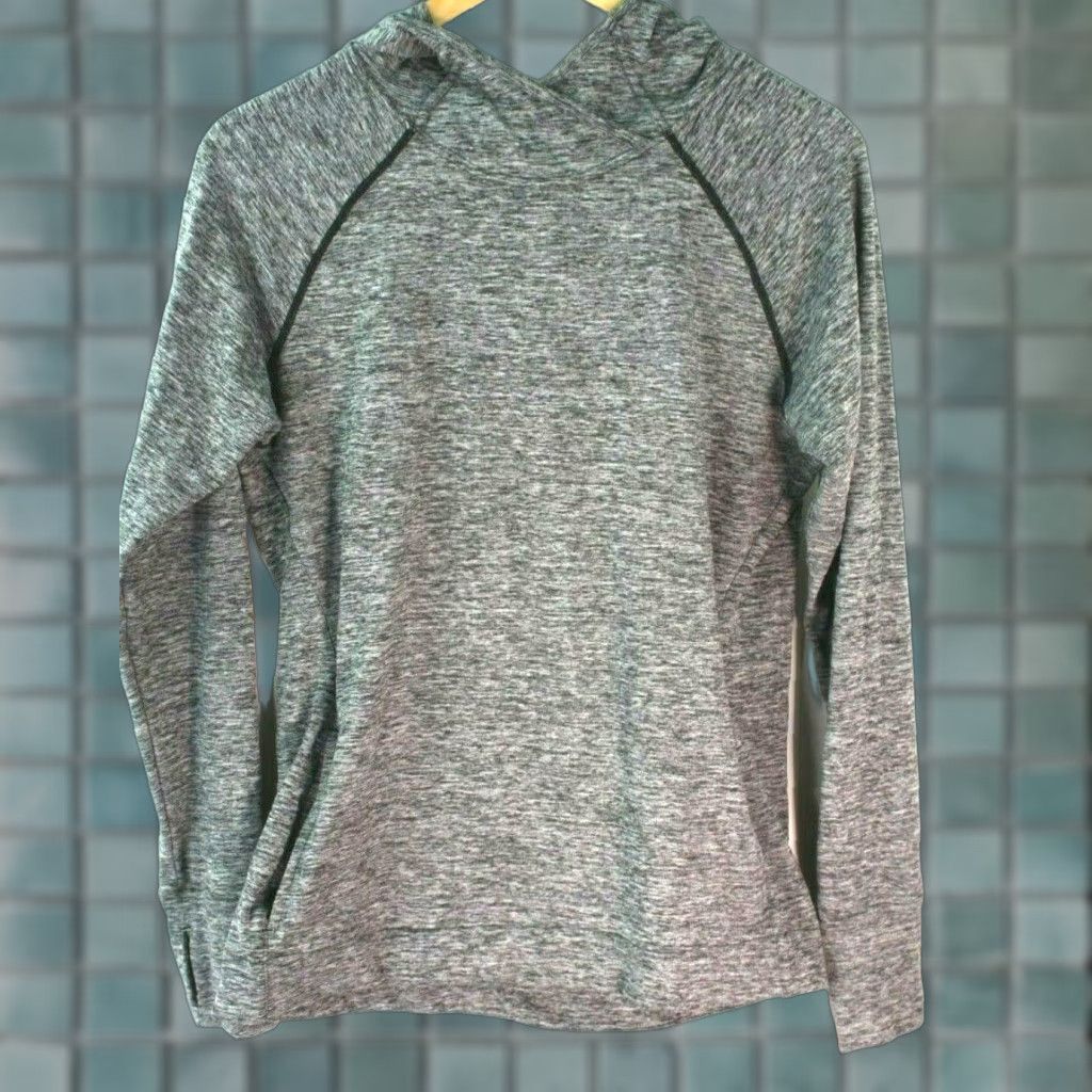 Essentials Essentials Women's Long Sleeve Utility Hoodie Shirt M Heather Gray Size M / US 6-8 / IT 42-44 - 1 Thumbnail