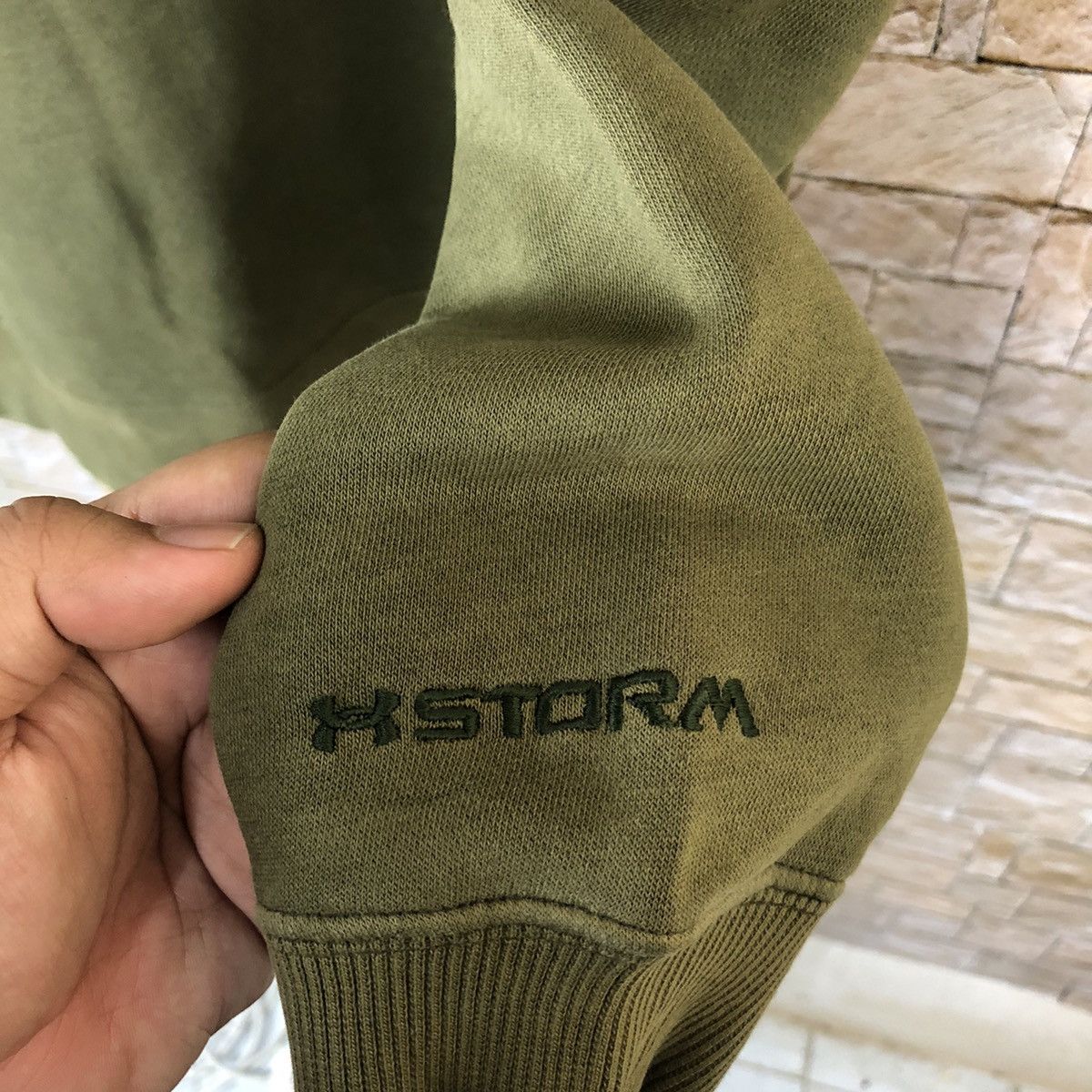 Under Armour × Vintage Under Armour Green Hoodie #A291 Size US L / EU 52-54 / 3 - 10 Thumbnail
