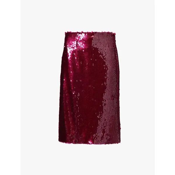 16Arlington o1mle1125 Este Midi Skirt in Red Size 27" / US 4 / IT 40 - 1 Preview