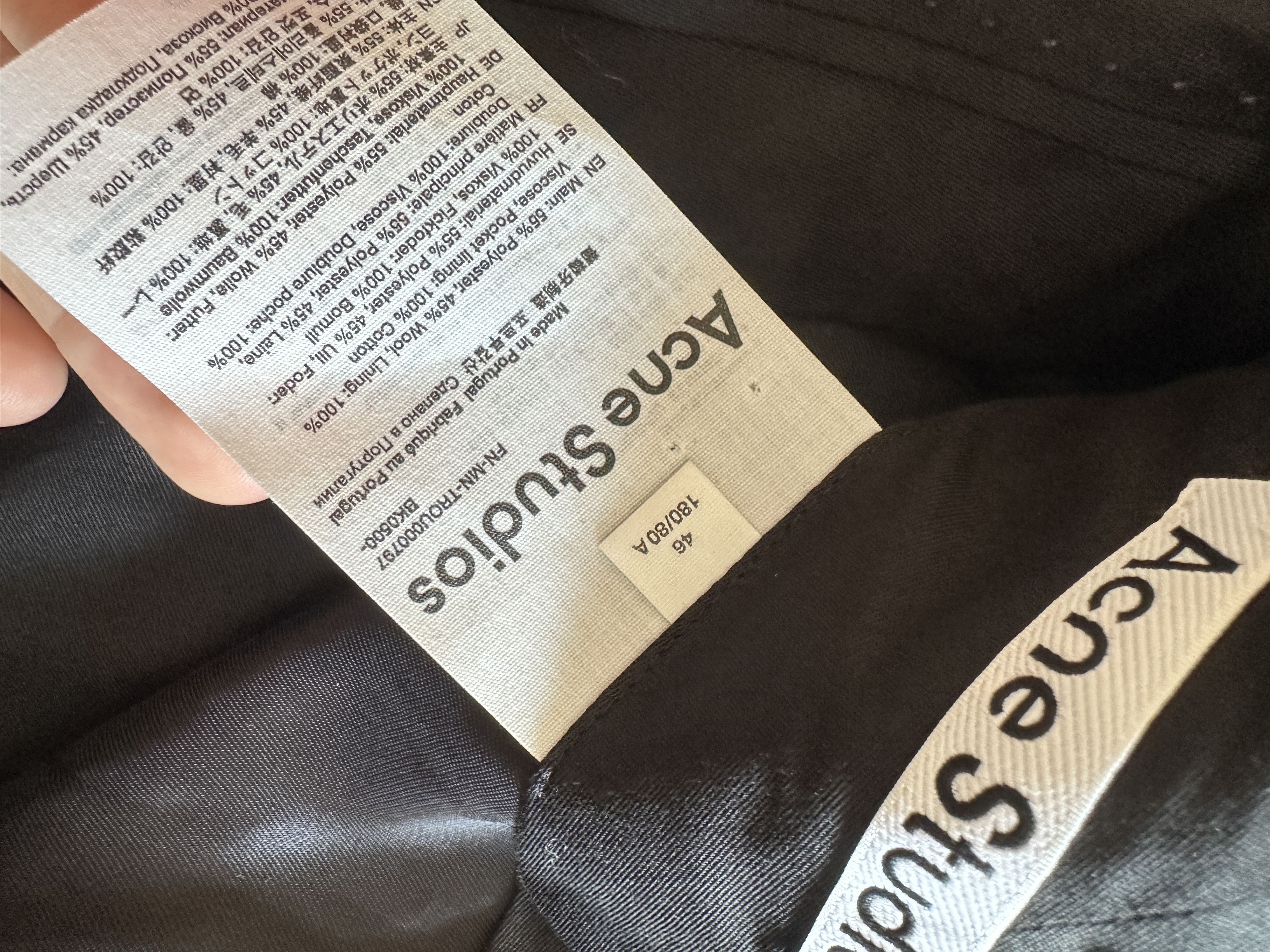Acne Studios Acne Studios Wide Leg Wool Check Trousers Size US 32 / EU 48 - 4 Thumbnail