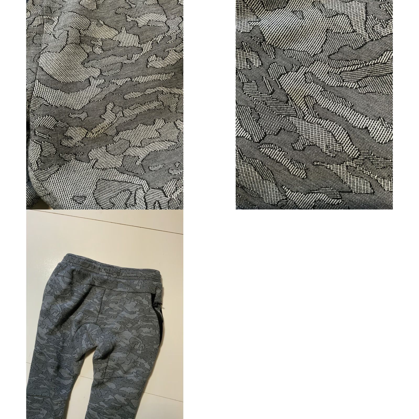 Nike Nike Sportswear Tech Fleece Jacquard Grey Camouflage Jogger Pants Sz S Mens Regular Track Size US 29 - 8 Thumbnail