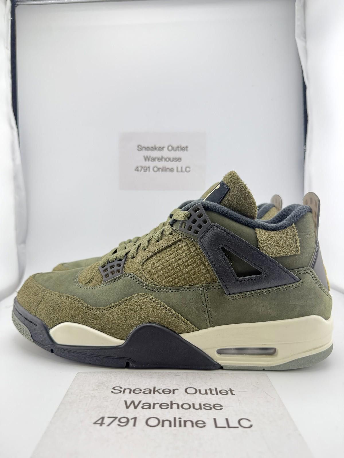 (USED) Jordan 4 retro USED Jordan 4 Retro Military Black (GS) – The Hype main image 3