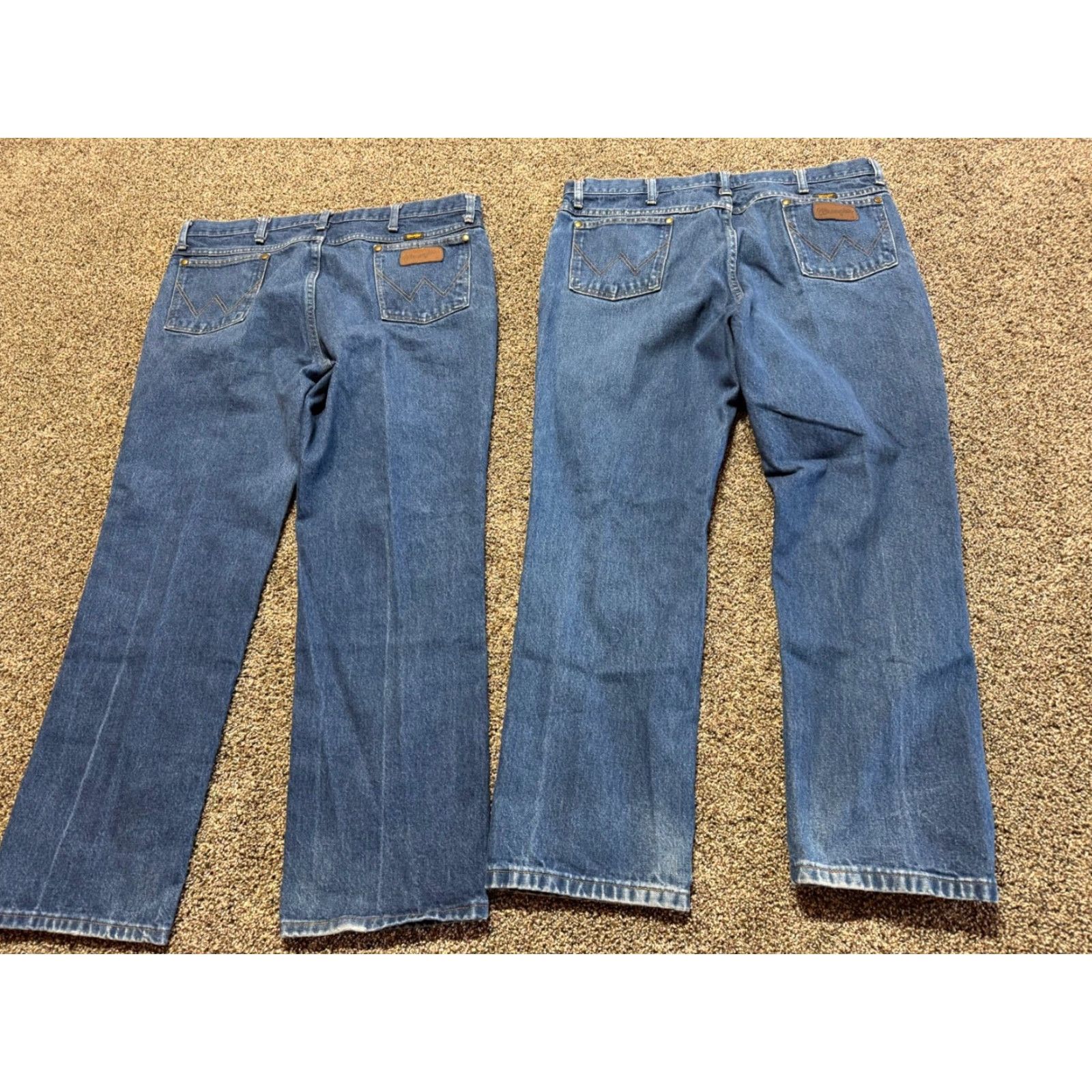 Wrangler Wrangler Jeans Men's 38 Slim Bootcut 36MWZ Blue Denim 30 Inseam 5-Pocket Regular Size 38 Zip Size US 38 / EU 54 - 2 Thumbnail