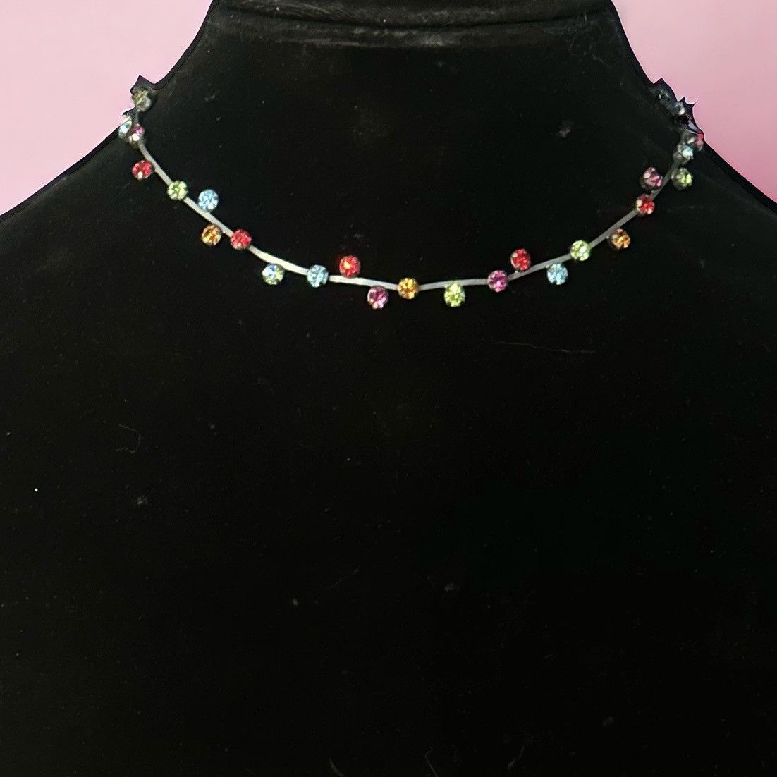Atlantis Made in Germany multicolor rhinestone necklace