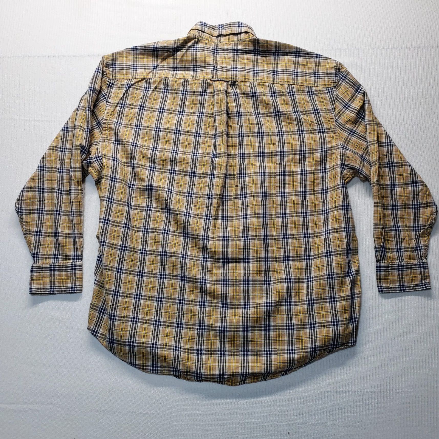 Nautica Nautica Shirt Button-Up Long Sleeve Plaid Yellow 2XL Men’s Cotton Casual Shirt 2XL Mens Color Yellow Size US XXL / EU 58 / 5 - 8 Thumbnail