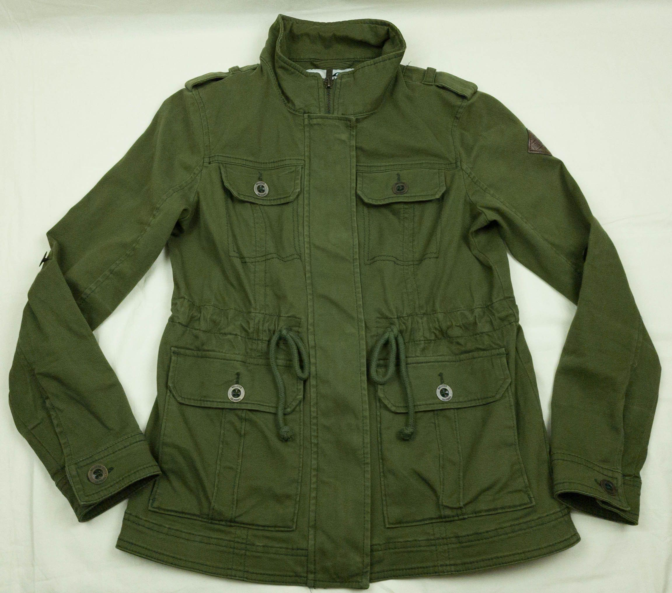 Hollister Hollister womens cotton jacket zip size S-M (LABEL S) gc Size S / US 4 / IT 40 - 3 Thumbnail