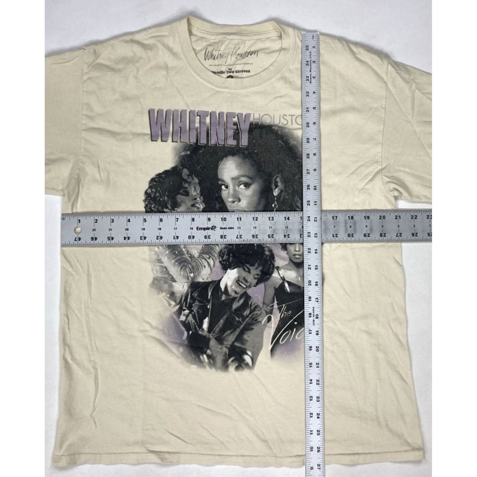 Etro VINTAGE Whitney Houston Retro Graphic T-shirt Men Medium Yellow Short Sleeve Music Size US M / EU 48-50 / 2 - 5 Thumbnail