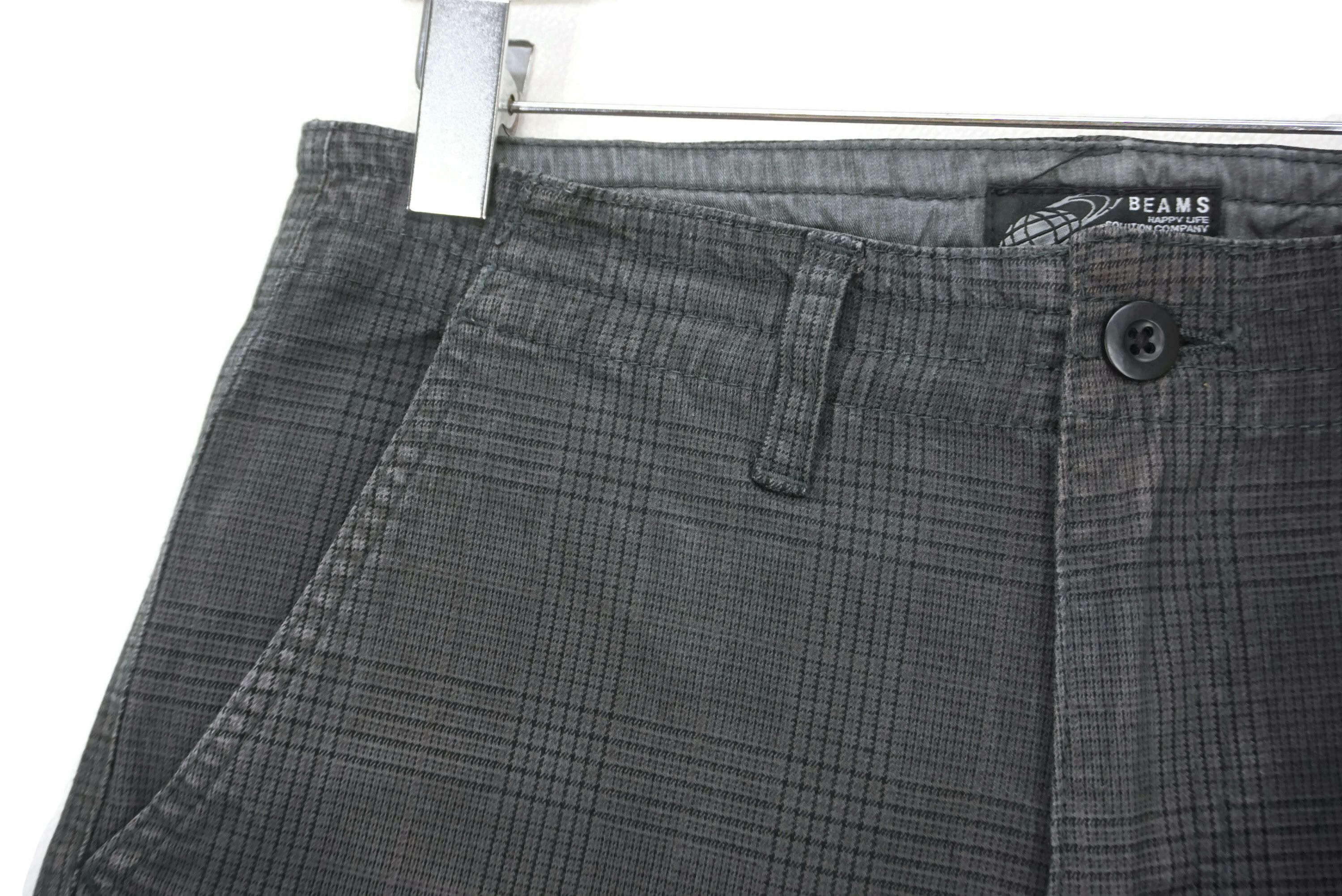 Japanese Brand Beams Pants fit W31xL33 Checkered Surplus Tactical Cargo Size US 28 / EU 44 - 4 Thumbnail