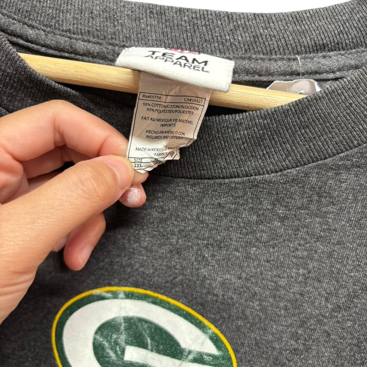 NFL × Vintage Vintage Green Bay Packer long-sleeve shirt size: 2XL Size US XXL / EU 58 / 5 - 3 Thumbnail