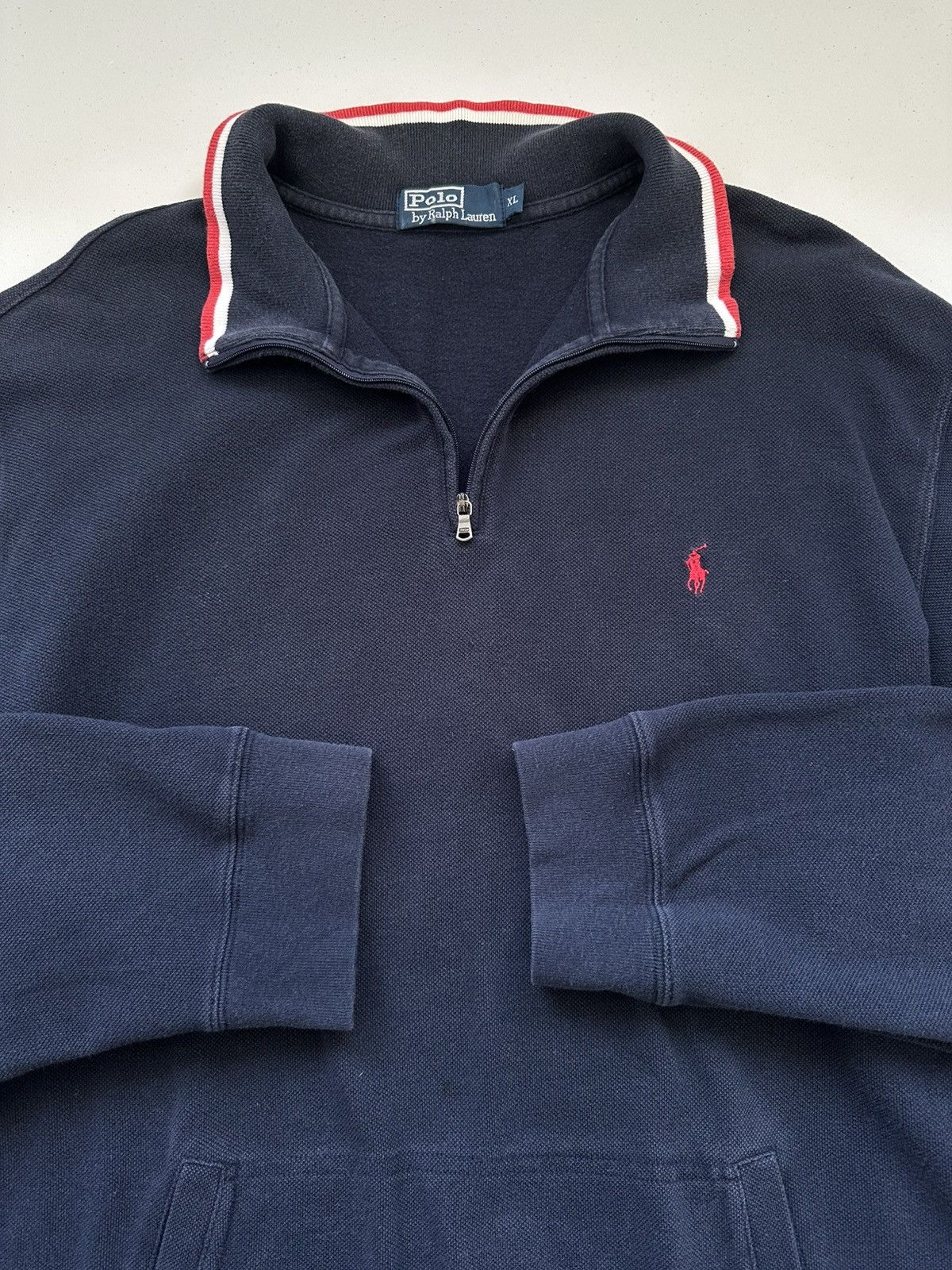 Polo Ralph Lauren × Vintage Vintage Y2k Polo Ralph Lauren 1/4 Zip Sweater Size US XL / EU 56 / 4 - 7 Thumbnail