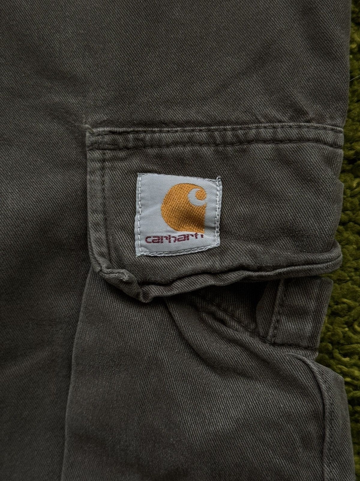 Carhartt × Carhartt Wip Carhartt 2000s vintage workcore style khaki cargo pants Y2K Size US 33 - 8 Thumbnail