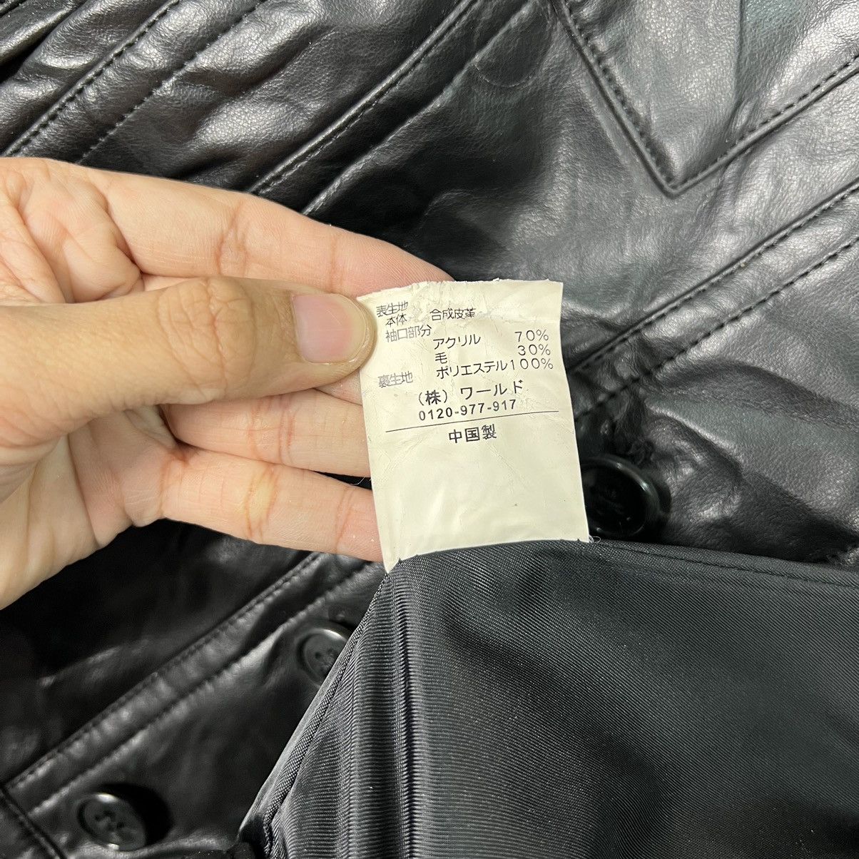 Le Grande Bleu (L.G.B.) 🔥 UNTITLED MEN CARGO LEATHER JACKET Size US M / EU 48-50 / 2 - 16 Thumbnail